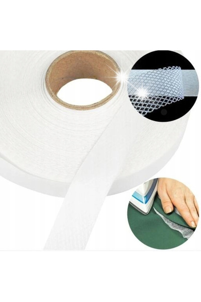 NO BRAND 2X bandă adezivă pentru perdele/draperii, pentru tivire, pliere și s...