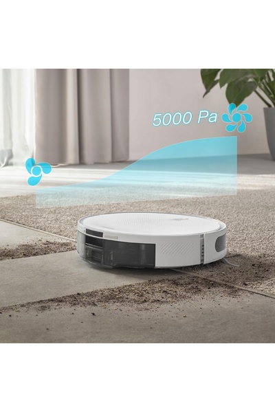 NO BRAND Aspirator robot Sencor Srv 7485Wh Lidar Putere de aspirație 5000Pa Alb