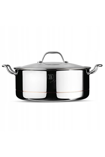 NO BRAND Caserolă cu capac 28 cm Colecția Copper Touch Berlingerhaus Bh-8816