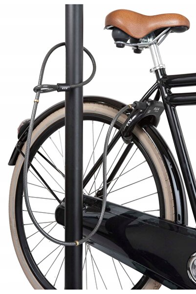 NO BRAND Antifurt bicicletă cu cablu Axa Rle