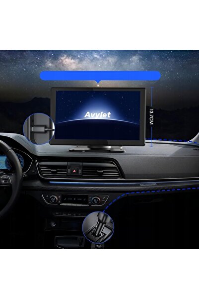 NO BRAND Radio auto Avylet cu ecran de 9 inch, Carplay wireless și cameră 4K