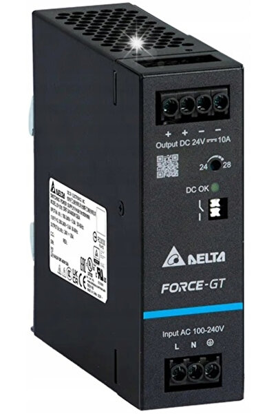 NO BRAND Sursă de alimentare pe șină DIN 240W 10A 24V Releu Delta Electronics