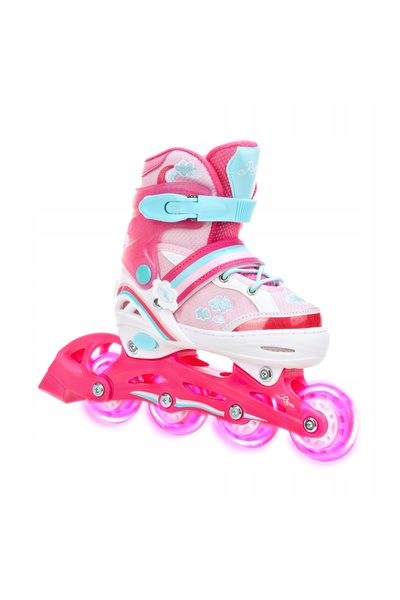 NO BRAND Patine cu rotile Patinaj artistic 2 în 1 Raven Zoya Roz 27-30 Roți c...