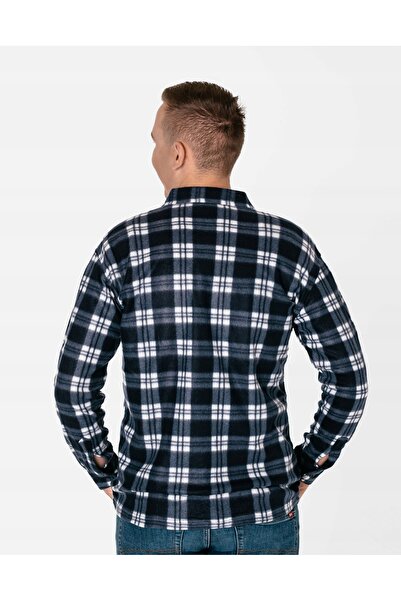 NO BRAND Bluză groasă și călduroasă din fleece pentru bărbați, căptușită cu f...