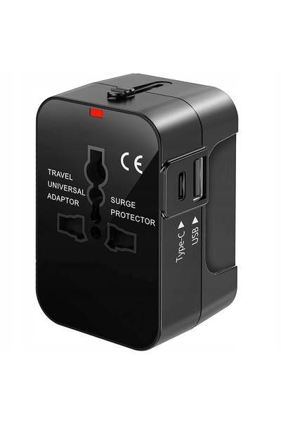 NO BRAND Adaptor convertor priză universală US EU CA, pentru toată lumea, înc...