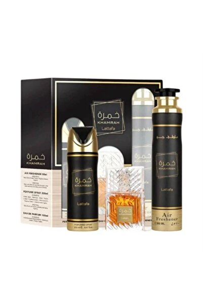 lattafa Khamrah Set Cadou 3 piese,
