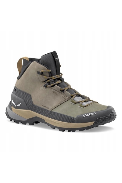 Salewa Bocanci de drumeție pentru bărbați Puez piele mid PTX maro uk_13_48,5