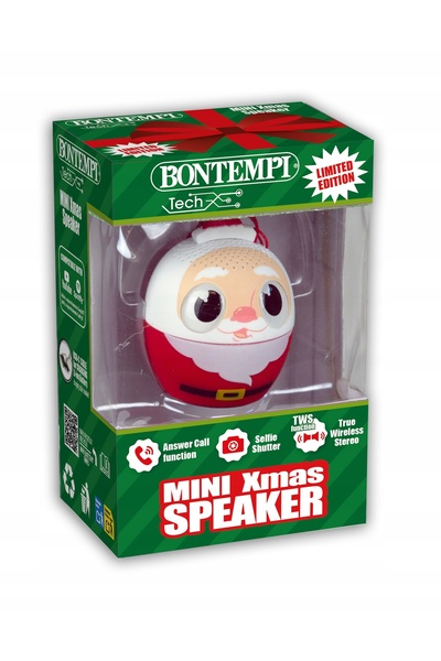 NO BRAND Bontempi |   mini boxă wireless Moș Crăciun - boxă pentru copii