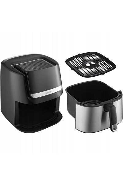 NO BRAND Friteuză fără ulei Sencor Sfr6600Ss 6,5L 1600W LED Negru