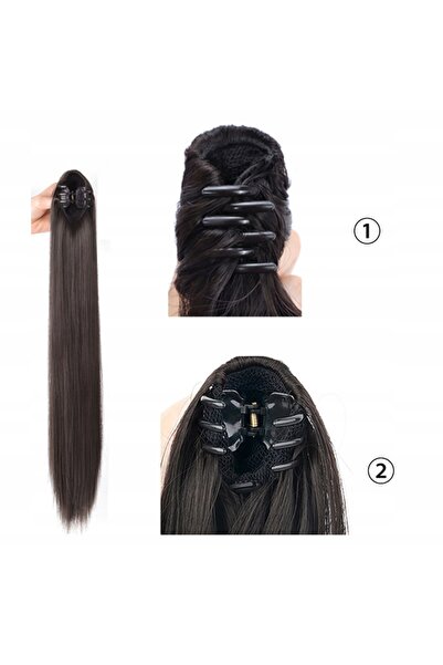 NO BRAND Kucyk Extensie de păr cu clemă tip gheară 55 cm