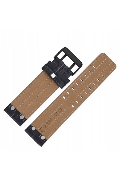 NO BRAND Curea Expedition - Piele (C503) albastru negru cl.