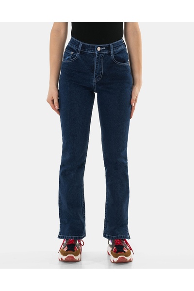 NO BRAND Pantaloni Fete Blugi evazați din denim 2R99 W26