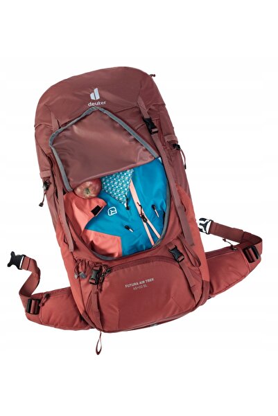 NO BRAND Rucsac de drumeție Deuter Futura Air Trek 45+10 Sl verde pentru femei