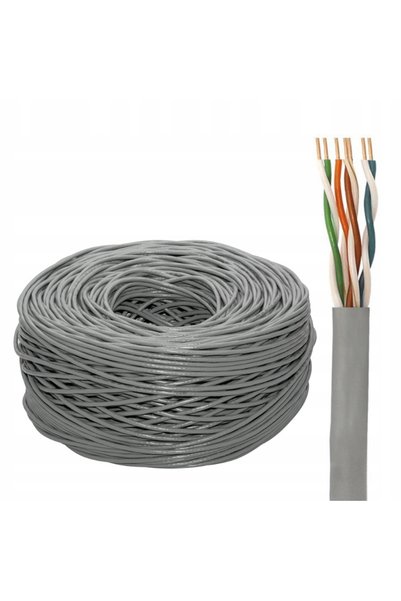 NO BRAND Cablu de rețea LAN UTP RJ45, pereche torsadată, Cat 5E, 100% cupru, ...