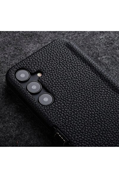 NO BRAND Husă tip carte Stilgut din piele naturală pentru Samsung Galaxy S24 ...