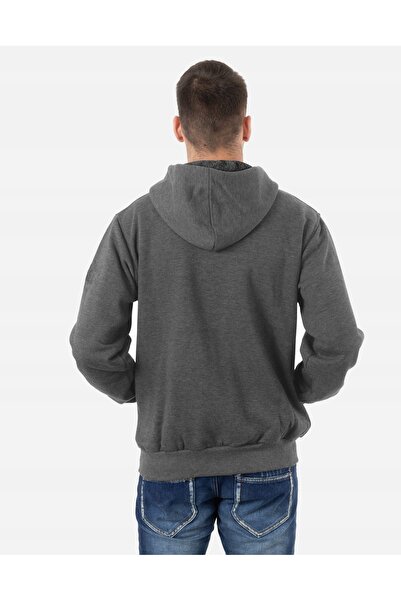 NO BRAND Hanorac călduros de iarnă pentru bărbați, căptușit cu fleece, mărime...