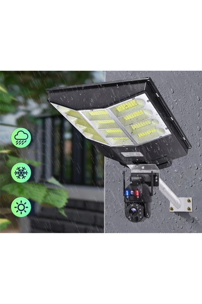 NO BRAND Cameră GSM Solară Zoom Optic X36 8MP Cartelă SIM Lentilă Dublă Lumin...