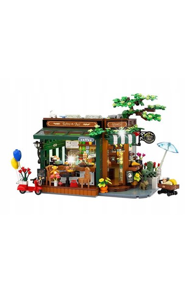 NO BRAND Cafenea Creativă Figurină Retro 1493 Piese Cadou