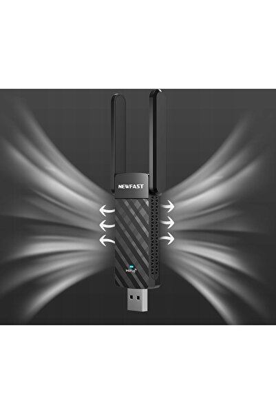 NO BRAND Placă de rețea USB Wifi 6 Ax1800 2.4G/5Ghz 1800Mbps