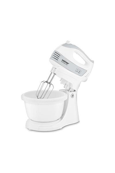 Zelmer Mixer cu bol 2,5L Zhm2459S 700W Alb Turbo 4 vârfuri 5 viteze