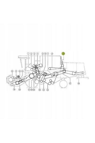 NO BRAND 1401241 Gates Claas Deutz Fahr m Curea trapezoidală