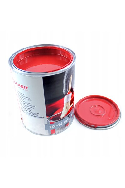 NO BRAND Vopsea lac Ral 3000 Roșu Flacără 2,5L Granit