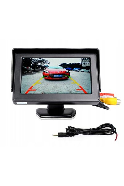 NO BRAND Monitor LCD Cameră de marșarier rotundă wireless 8