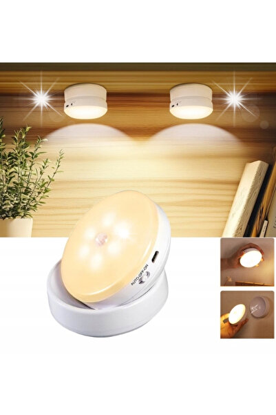 NO BRAND Lampă de veghe LED fără fir cu senzor de mișcare - Perfectă pentru s...