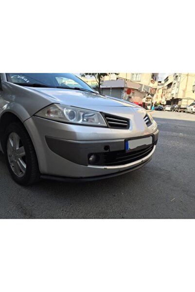 OTO H.İ.T. RENAULT MEGANE 2 UYUMLU ÖN LİP TAMPON EKİ BODY KİT YUMUŞAK MAT SİY...