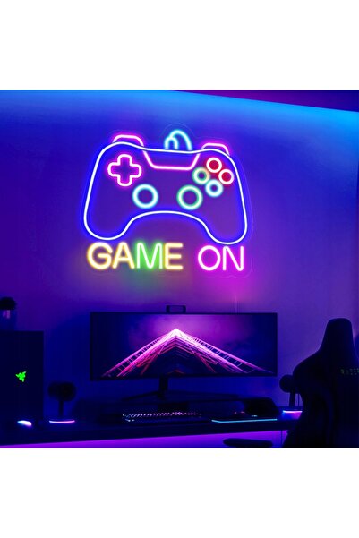 NO BRAND Neon pentru perete, Lampă LED USB, Lumină de noapte, Decor Gamepad, ...