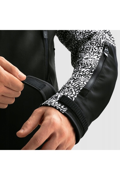 NO BRAND Jachetă textilă REBELHORN SLASH NORIAKI negru/alb softshell L