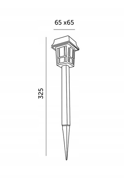 NO BRAND Lampă solară LED cu țăruș pentru sol Fusion B.Cold Graphite IP44 1-1...