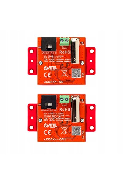 ATTE CONVERTORI POE LAN LA CABLU COAXIAL COAX xCOAX4-SET