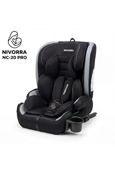 NIVORRA Foldable Baby Car Seat with ISOFIX & Top Tether, Multi-Position Adjus...
