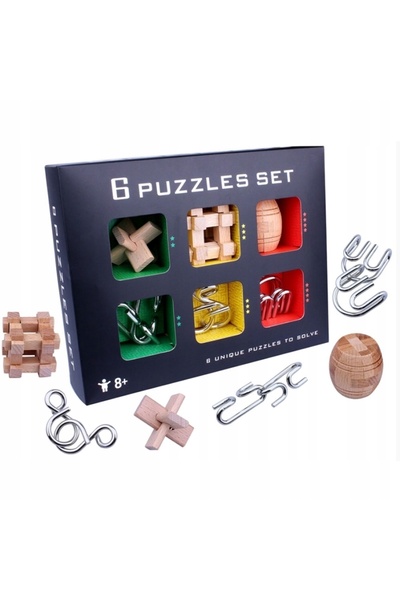 NO BRAND Puzzle-uri din lemn, Puzzle-uri logice, Puzzle-uri logice metalice, ...