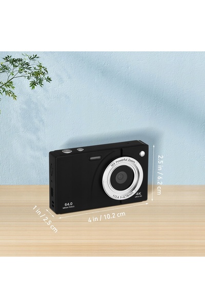 NO BRAND Cameră digitală 4K HD 1080P 64MP cu zoom 16X - Cameră pentru copii