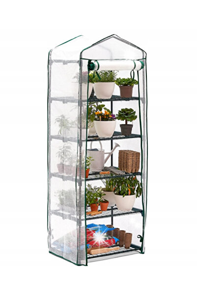 Bramble Store Seră de balcon, tip tunel, din plastic, 193X69X49Cm