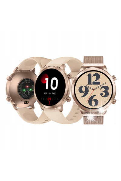 NO BRAND Smartwatch Bemi Zeno Ai Chat Dagpt 1.43 Amoled Femei Două Curele Spo...