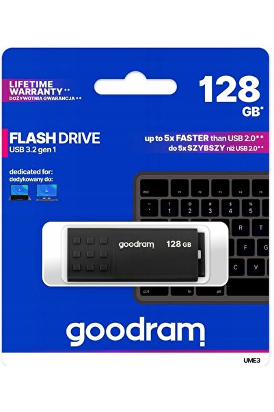 NO BRAND PENDRIVE FD-128/UME3-GOODRAM 128GB USB 3.0 (3.1 Gen 1)