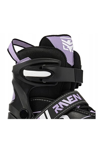 NO BRAND Patine cu rotile Patine artistice 4 în 1 Raven Helixi Negru/Violet 3...