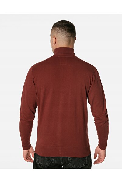 NO BRAND Pulover elegant slim pentru bărbați, cu fermoar și guler tip maletă,...