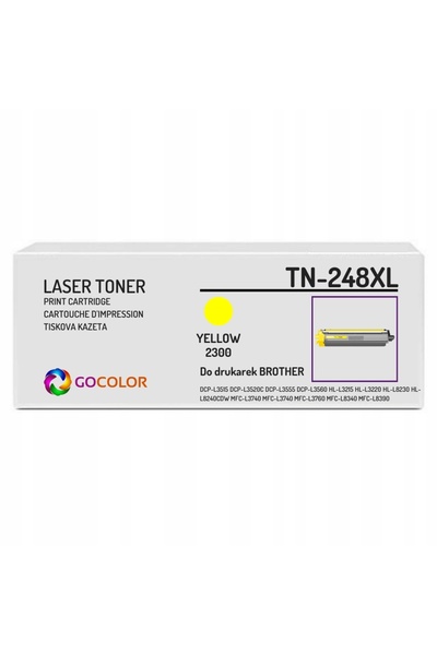 NO BRAND Cartuș de toner nou Tn248Xl Y pentru Brother Mfc-L3740Cdwe Mfc-L8340...