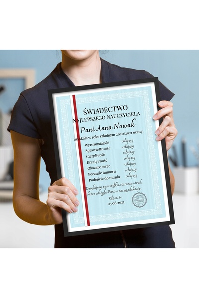NO BRAND Ramă cadou pentru profesor la sfârșitul anului