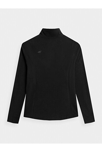 NO BRAND Bluză subțire din fleece polar pentru femei 4F, tip lenjerie, XS Negru