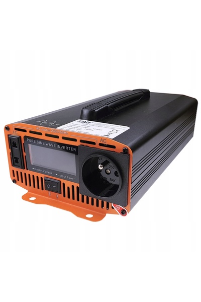 NO BRAND Invertor auto 12V/230V polion 700W cu undă sinusoidală pură