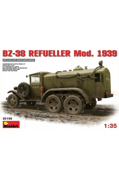 NO BRAND Mini Art 35158 Bz-38 Refueller Mod.1939 Mv 1/35 Model de asamblat