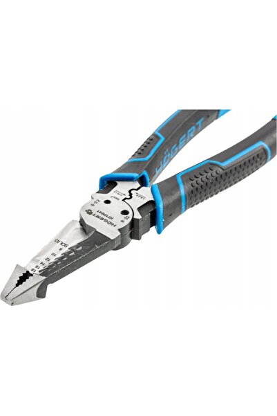 NO BRAND Clește Hoegert Hibrid Extins 10 în 1 pentru Sertizare 0,75-2,5mm² Cr...
