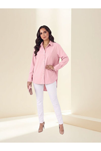 FNM Classic Oversized Long-Sleeve Button-Down Shirt