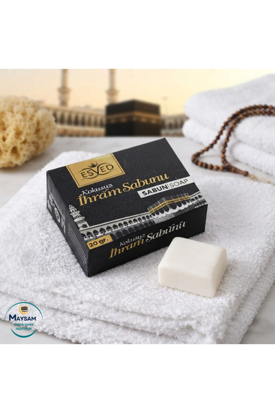 MAYSAM HAC UMRE HEDİYELİK Hac ve Umre İçin Kokusuz Katı Sabun 20 gr İhrama Uy...
