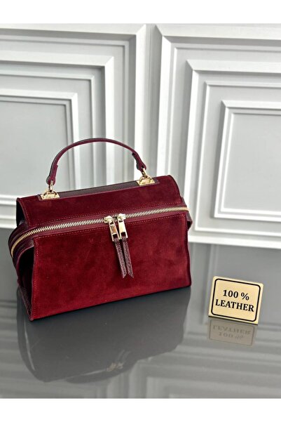 My Easy Shop Mesbag Women's Bag Genuine Suede Leather Shoulder Bag